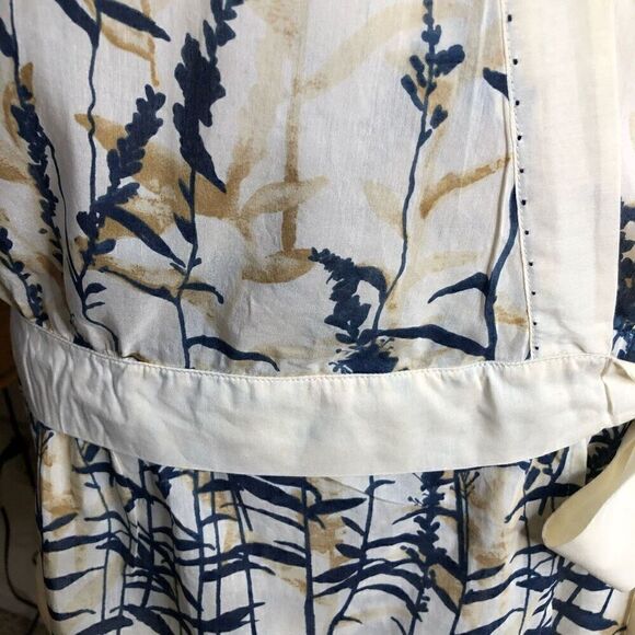 BCBGMAXAZRIA Cotton and Silk Wrap, Vintage Inspired Top Size S - Picture 7 of 16